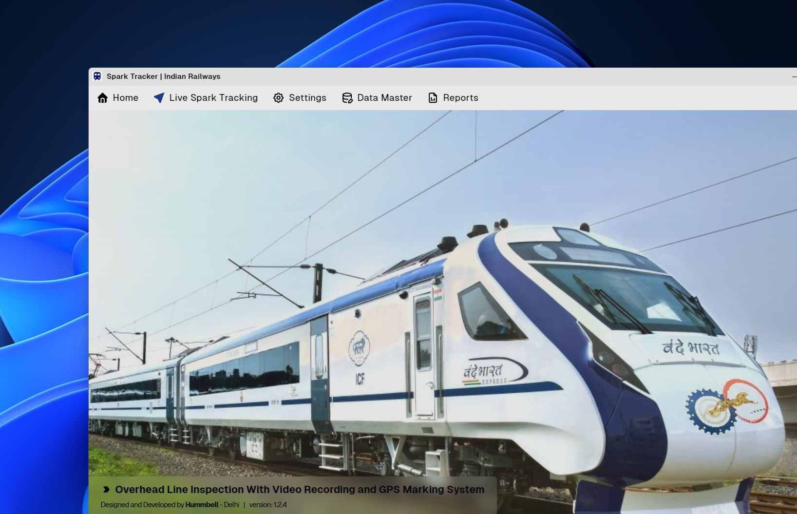 Portfolio Image of project Spark Tracker - Railways